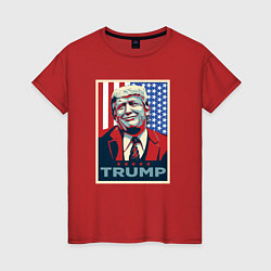 Женская футболка Трамп Дональд