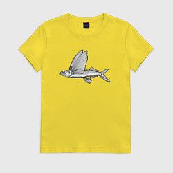 Женская футболка Летучая рыба