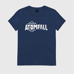 Женская футболка Atomfall logo