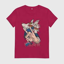 Женская футболка Человек-бензопила Аки Хаякава лис