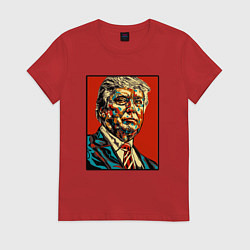 Женская футболка Дональд Трамп президент