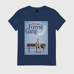 Женская футболка Forrest Gump - Tom is on the bench