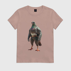 Женская футболка Голубь атлет