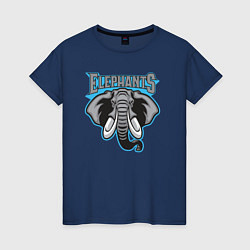 Женская футболка Elephants team