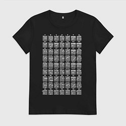 Женская футболка Гитарные аккорды