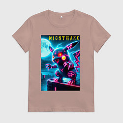 Женская футболка Pikachu - nightmare