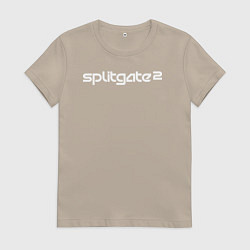 Женская футболка Splitgate 2 logotype