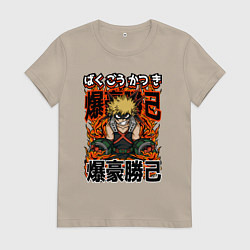 Женская футболка Моя геройская академия Каччан