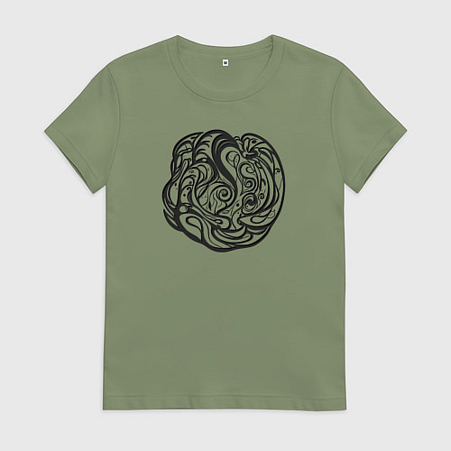 Женская футболка Природа в форме / Авокадо – фото 1