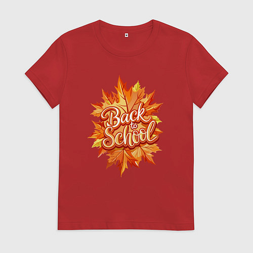 Женская футболка Собираемся снова в школу / Красный – фото 1