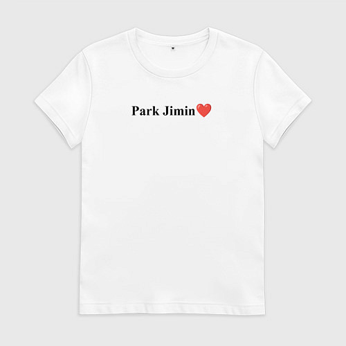 Женская футболка BTS Park Jimin / Белый – фото 1
