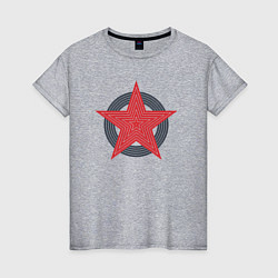 Женская футболка Red star symbol