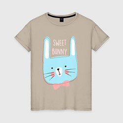 Женская футболка Sweet bunny