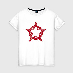 Женская футболка Red star USSR