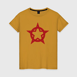 Женская футболка Red star USSR