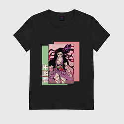 Женская футболка Клинок рассекающий демонов Незуко Демон