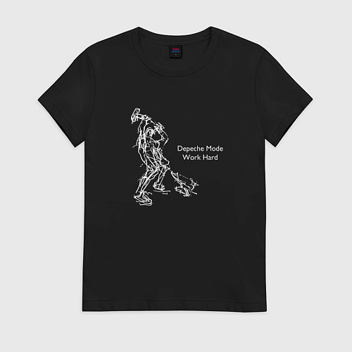 Женская футболка Depeche Mode - Work Hard / Черный – фото 1