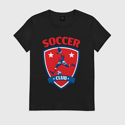 Женская футболка Sport soccer club