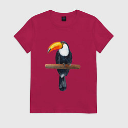 Женская футболка Тукан