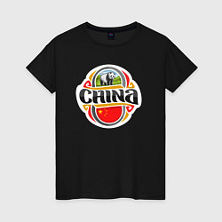 Женская футболка China panda