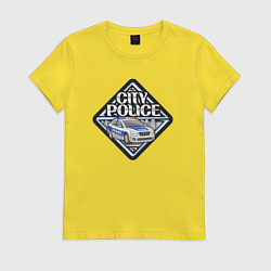 Женская футболка City police