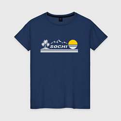 Женская футболка Прекрасный город курорт Сочи