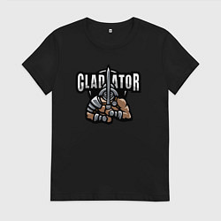 Женская футболка Гладиатор с мечом