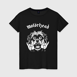 Женская футболка Motorhead rock dog