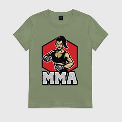 Женская футболка MMA girl