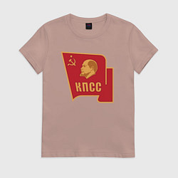 Женская футболка Владимир Ленин КПСС