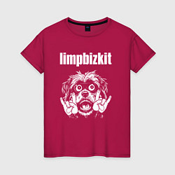 Женская футболка Limp Bizkit rock dog