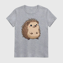 Женская футболка Ёжик арт