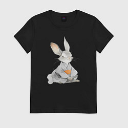 Женская футболка Кролик в кимоно