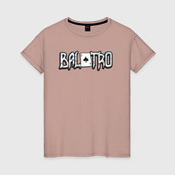 Женская футболка Balatro logo