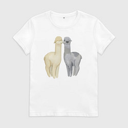 Женская футболка Ламы