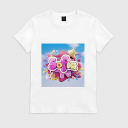 Женская футболка Имя София жвачка