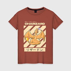 Женская футболка Покемоны Чаризард Charizard