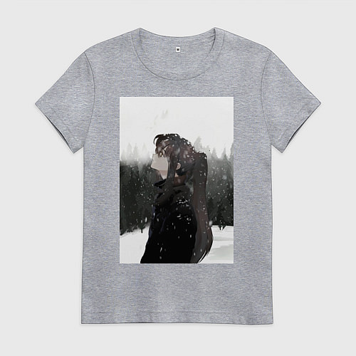 Женская футболка Башня Бога Баам / Меланж – фото 1