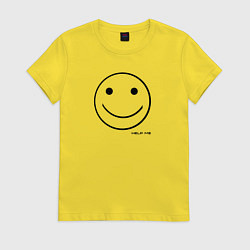 Футболка хлопковая женская Help me, цвет: желтый