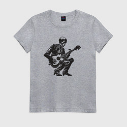 Женская футболка Мёртвая рок звезда