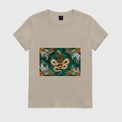Женская футболка Год зеленой змеи 25