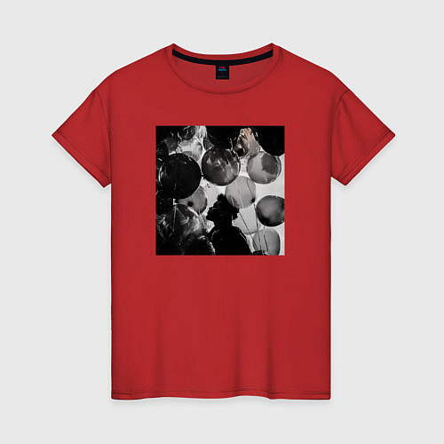Женская футболка House of the balloons / Красный – фото 1