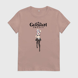 Женская футболка Noelle genshin impact love