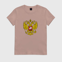 Женская футболка Герб РФ главный