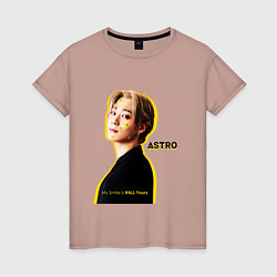 Женская футболка Улыбка astro