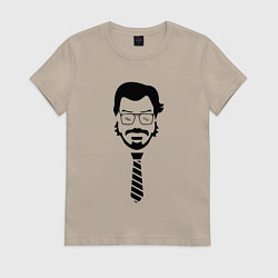 Женская футболка Профессор - бумажный дом