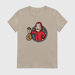 Женская футболка Money man