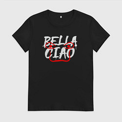 Женская футболка Bella ciao face
