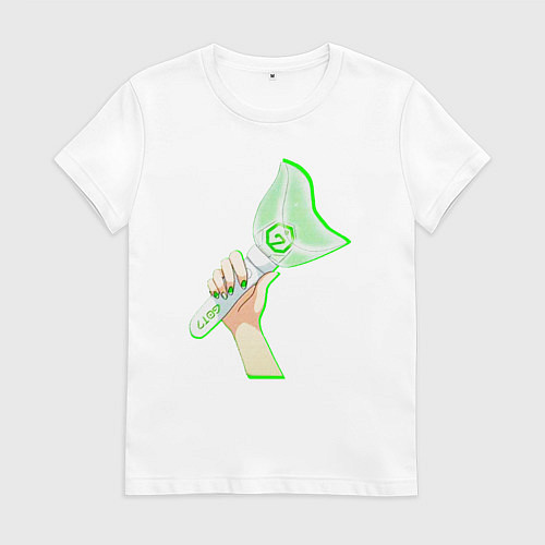 Женская футболка Got7 лайтстик / Белый – фото 1