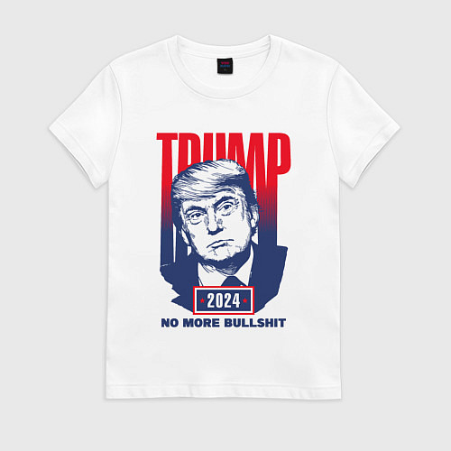 Женская футболка Трамп 2024 / Белый – фото 1